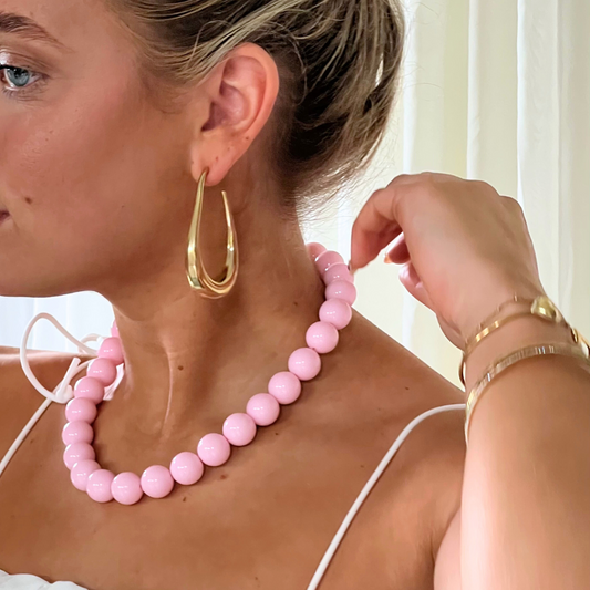 AMINA LIGHT PINK - NECKLACE