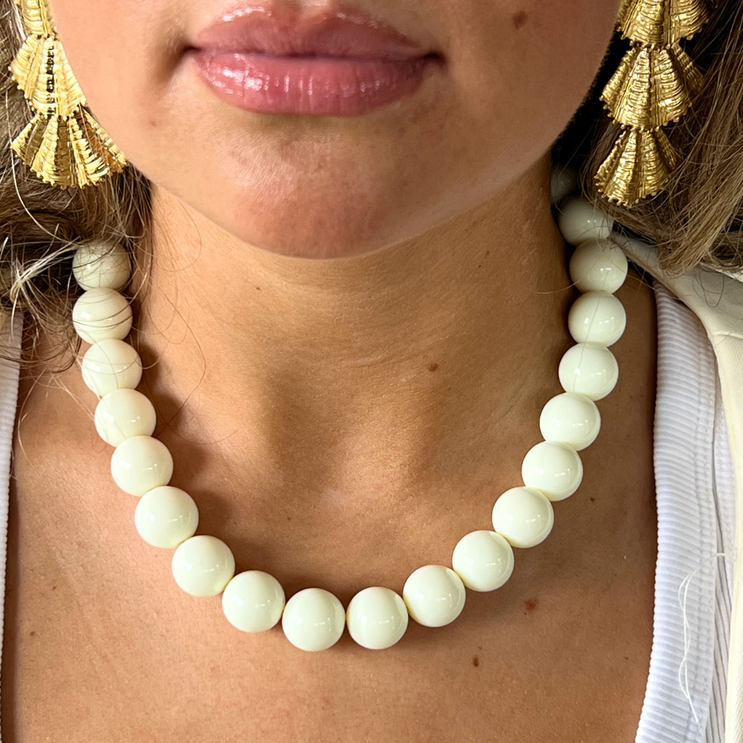 AMINA WHITE - NECKLACE