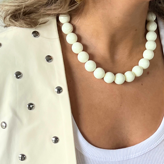 AMINA WHITE - NECKLACE